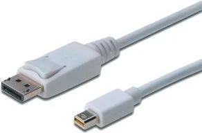 Digitus Kabel DisplayPort 1.1a, mini DP - DP męskie - męskie [AK-340102-030-W] - Kable komputerowe i do monitorów - miniaturka - grafika 3