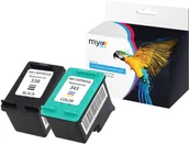 Tusze zamienniki - My Office Komplet zamienników tuszów HP 338 BK 343 CMY - miniaturka - grafika 1