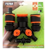 Inne akcesoria do nawadniania - Trójnik Węża Ogrodowego Nypel Rozdzielacz Złączki - miniaturka - grafika 1