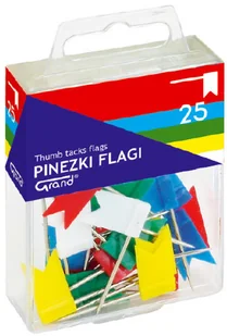 Grand Pinezki flaga 25 sztuk KW TRADE - Przybory szkolne - miniaturka - grafika 2