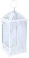 Pozostałe ozdoby ogrodowe - Latarenka ażurowa duża biała 29477 - miniaturka - grafika 1