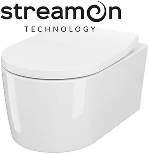 Cersanit Inverto zestaw miska+deska biały S701432 S701432 - Miski WC - miniaturka - grafika 2