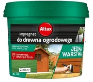 Farby i impregnaty do drewna - Altax impregnat do drewna ogrodowego, zielony, 5 l - miniaturka - grafika 1