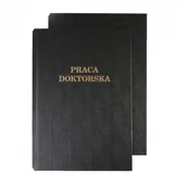 Dyplomy i okładki - Opus Okładka twarda - O.HARD COVER Classic 304x212mm / CZARNA / 10par / Praca Doktorska (A4+ pionowa) O.645213 - miniaturka - grafika 1
