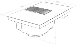 Elica NIKOLATESLA PRIME BL/F/83 (pochłaniacz) - Zestawy zintegrowane AGD - miniaturka - grafika 3