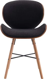 vidaXL Krzesła do jadalni, 6 szt., ciemnoszare, tkanina i gięte drewno - Krzesła - miniaturka - grafika 12