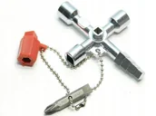 Klucze i nasadki - Klucz Do Szaf Szafek Technicznych Sterowniczych - miniaturka - grafika 1