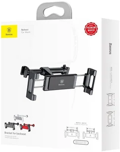 Baseus Uchwyt samochodowy Backseat Black BSU007BLK - Uchwyty samochodowe do telefonów - miniaturka - grafika 11