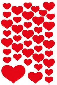 Herma GMBH Herma, naklejki dekoracyjne, serce - Scrapbooking - miniaturka - grafika 2
