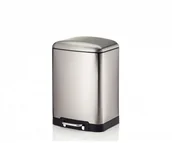 Kosze na śmieci - Kela STALOWY KOSZ NA ŚMIECI 12 L STAL SATYNOWA DAVINO FREEFORM KE-10902 - miniaturka - grafika 1