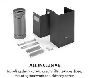 Klarstein Sofia 60 Czarny (DSM-Sofia-60BL) - Okapy kuchenne - miniaturka - grafika 8