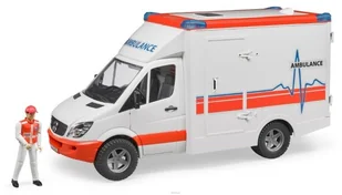 Bruder 02536 Karetka Ambulans z figurką ratownika 02536 - Samochody i pojazdy dla dzieci - miniaturka - grafika 6