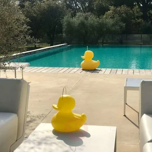 GOODNIGHT LIGHT Lampa designerska LED DUCK-DUCK XL żółta - Lampy ogrodowe - miniaturka - grafika 2