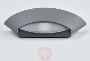 LAMPENWELT.COM Glen, trapezowaty kinkiet zewnętrzny LED, IP65 - Lampy ogrodowe - miniaturka - grafika 5