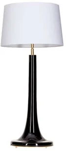 4concepts Nocna LAMPA stołowa LOZANNA BLACK L214222240 abażurowa LAMPKA stojąca do sypialni czarna L214222240 - Lampy stojące - miniaturka - grafika 3