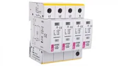 Bezpieczniki elektryczne - Eti-Polam Ogranicznik przepięć Typ 2 C 4P 275V 20kA ETITEC-C-27520 002440395 002440395 - miniaturka - grafika 1