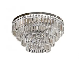 Azzardo Plafon Salerno AZ2107 dekoracyjna oprawa w kryształowym stylu AZ2107 TOP - Lampy sufitowe - miniaturka - grafika 2