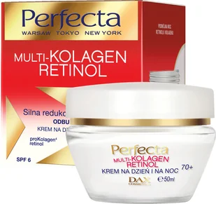 Perfecta Multikolagen Retinol Silna redukcja zmarszczek 70+  50ml - Kremy do twarzy - miniaturka - grafika 2