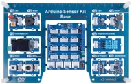 Podzespoły elektroniczne - Arduino Seeedstudio Grove - Sensor Kit - zestaw 10 modułów z nakładką BaseShield dla Seeedstudio 103030375 SEE-18553 - miniaturka - grafika 1