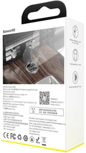 Baseus Tiny Star mini inteligentna ładowarka samochodowa USB 30W Quick Charge 3.0 szary (VCHX-A0G) - Ładowarki samochodowe - miniaturka - grafika 46