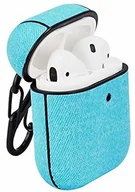 Akcesoria do słuchawek - Apple TerraTec TERRATEC AirBox Fabric Blue AirPods Case etui ochronne 306847 - miniaturka - grafika 1