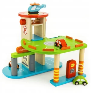 Viga Parking z windą - zestaw do zabawy autkami V59963 - Tory, garaże, parkingi - miniaturka - grafika 5