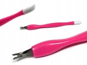 Akcesoria do paznokci - Radełko do wycinania usuwania skórek + kopytko - miniaturka - grafika 1