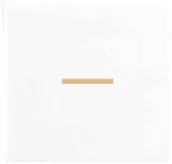 Wyłączniki światła i elektryczne - Jung a590 K o5ww przełącznik kołyskowy f. przełącznik/przycisk KO - miniaturka - grafika 1