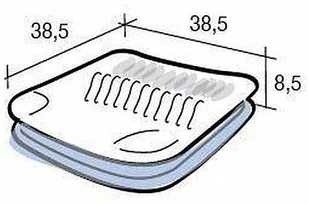 EL-HURT Elh Juypal Suszarka Na Naczynia Srebrna SZC000267 - Suszarki do naczyń - miniaturka - grafika 2