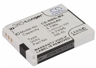 Cameron Sino Canon NB-6L 1000mAh 3.70Wh Li-Ion 3.7V - Akumulatory do aparatów dedykowane - miniaturka - grafika 2