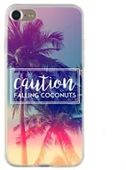 Etui i futerały do telefonów - BBC BBC półsztywne etui ochronne do iPhone 7, motyw CAUTION FALLING Coconuts, wielokolorowe COVCOCONUTSIP7 - miniaturka - grafika 1