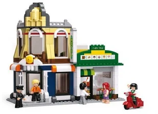 Artyk SLUBAN KLOCKI TOWN HOTEL Z KAWIARNIĄ 470 EL. AT118890 - Klocki - miniaturka - grafika 2