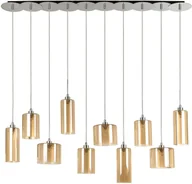 Lampy sufitowe - Spotlight EURYBIA lampa wisząca incl. 10xG4 chrom/szampański 1361028 - miniaturka - grafika 1