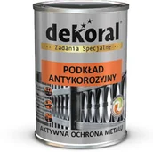 Farby do metalu - Dekoral PODKŁAD ANTYKOROZYJNY CZARNY 0,9L - miniaturka - grafika 1