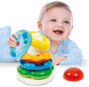 Clementoni Disney Baby Kolorowa wieża - Zabawki interaktywne dla dzieci - miniaturka - grafika 5