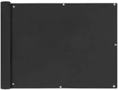 Parawany - vidaXL Parawan balkonowy z tkaniny oxford 90x600 cm antracyt vidaXL - miniaturka - grafika 1