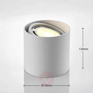 Lampenwelt com Downlight LED Rosalie, okrągły, biały - Lampy sufitowe - miniaturka - grafika 5