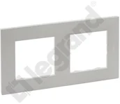 Klawisze i ramki - Legrand NILOE STEP RAMKA 2-KROTNA PERŁA 863692 - miniaturka - grafika 1