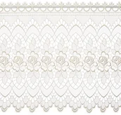 Firany - Plauener Spitze by Modespitze Koronka z Plauen by Mode koronka 68161 _ 60 _ E krótki kurtyny wykonane z konstrukcji, materiał 100% poliestru 68161_60_144_e - miniaturka - grafika 1