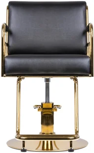 GABBIANO ACTIVESHOP FOTEL FRYZJERSKI PRATO ZŁOTO - CZARNY - Fotele fryzjerskie - miniaturka - grafika 3