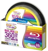Nośniki danych - Verbatim Blu-ray BD-RE Dual Layer (danych do razy, do zadrukowania, 50 GB, 2-krotne prędkości) 10er trzpień VBE260NP10SV1 - miniaturka - grafika 1