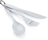 Kuchnia turystyczne i akcesoria - GSI Outdoors Zestaw sztućców turystycznych 3 PC RING CUTLERY SET - EGGSHELL 090497705021 - miniaturka - grafika 1