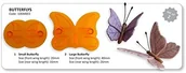 Formy do ciast - PME JEM foremka do wycinania-zestaw motyl, 2 sztuki 106M003 - miniaturka - grafika 1