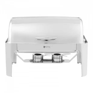 Royal Catering Podgrzewacz do potraw GN 1/1 royal_catering 8,5 l 2 pojemniki na paliwo pokrywa roll top RCCD-RT4_9L - Inne urządzenia gastronomiczne - miniaturka - grafika 3