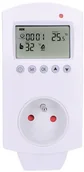 Gniazdka elektryczne - Solight Termostat z gniazdem 230V/16A - miniaturka - grafika 1