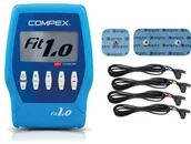 Meble i wyposażenie gabinetów medycznych - Podstawowy elektrostymulator mięśni seria Fitness + łagodzenie bólu TENS - 10 programów - Compex FIT 1.0 - miniaturka - grafika 1