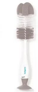 BabyOno szczotka do butelek i smoczków z przyssawką samostojąca z chowaną mini szczoteczką 728/04 - Akcesoria do karmienia - miniaturka - grafika 2