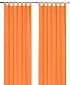 Zasłony - heimtexland Ozdobna zasłona Heimtexland  z pętelkami i marszczeniami, w kolorze jasnożółtym (wys. 245 cm x szer. 140 cm),  ÖKOTEX typ 117 - miniaturka - grafika 1