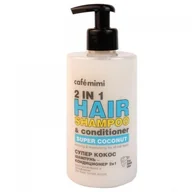 Szampony do włosów - Mimi CAFE Szampon Odżywka 2w1, Rewitalizujący i Nawilżający, - miniaturka - grafika 1