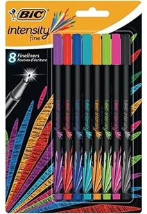 BIC Cienkopisy Intensity Fine 8 kolorów - Przybory szkolne - miniaturka - grafika 2